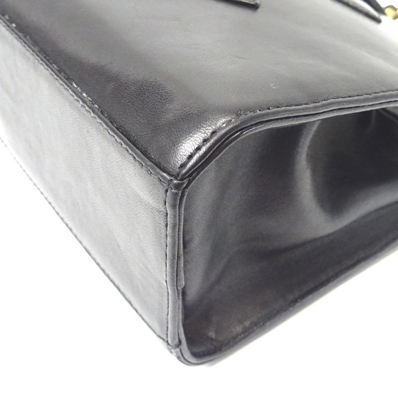 CHANEL Chain Shoulder Bag Deca Coco Mark Lambskin Black - Picture 8 of 16